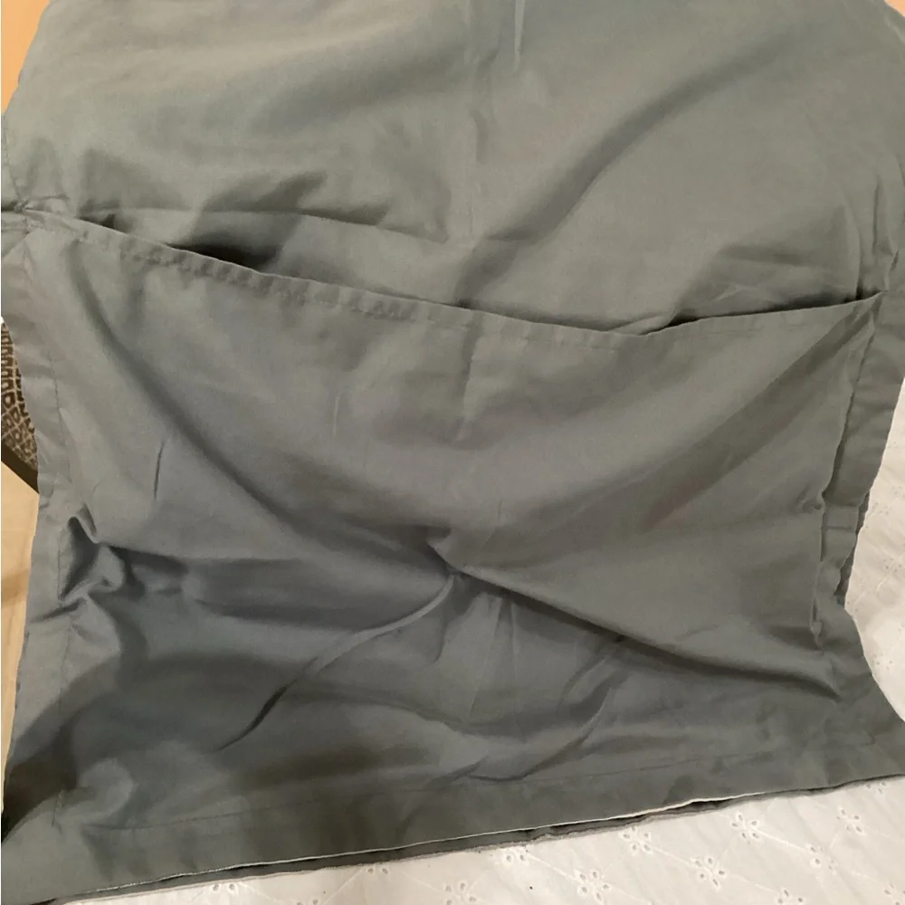 Threshold Rangeley Gray and White Striped Comforter